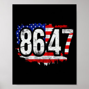 86 47 Anti Trump President Human Rights 8647 Poster