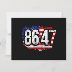 86 47 Anti Trump President Human Rights 8647 Save The Date
