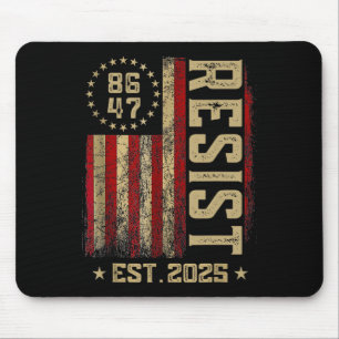 86 47 Anti Trump Resist Impeach Trump Impeach 47 U Mouse Pad