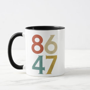 86 47 Dump Trump Cool Retro Anti-Trump Mug
