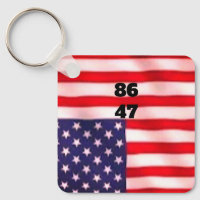 86 47 Keychain