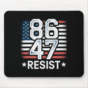 86 47 Resist Anti Trump Remove 47 Vintage 8647 Us Mouse Pad