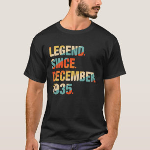 86th Birthday 86 Year Old Legend Since December 1 T-Shirt