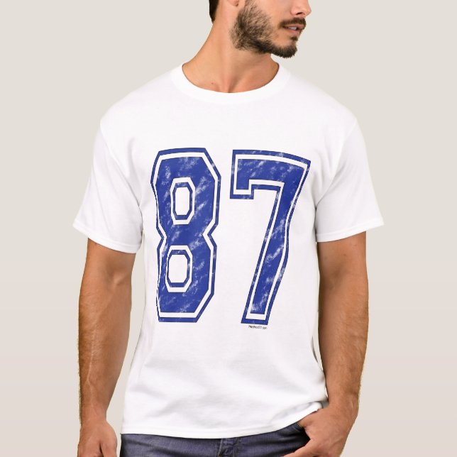 87 Custom Jersey T-Shirt (Front)