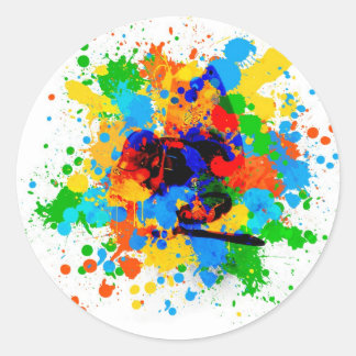 87. Urban kayak 6 Classic Round Sticker