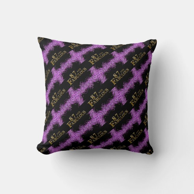 87th Birthday  Cushion (Front)