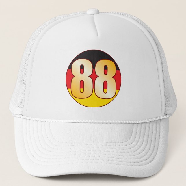 88 GERMANY Gold Trucker Hat (Front)
