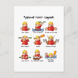 88. River Signals Colour Postcard