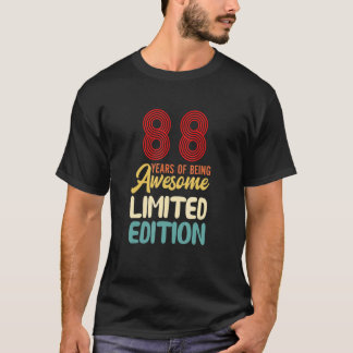 88 Years Of Being Awesome 88th Birthday_2 T-Shirt