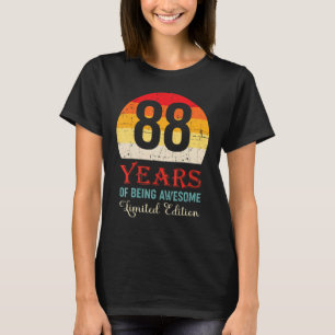 88 Years Of Being Awesome 88th Birthday T-Shirt