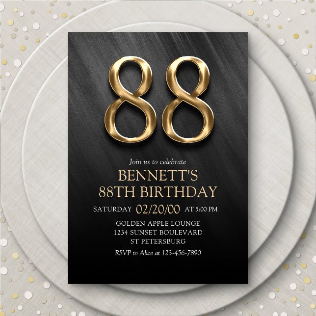 88th Birthday Invitation (Creator Uploaded)