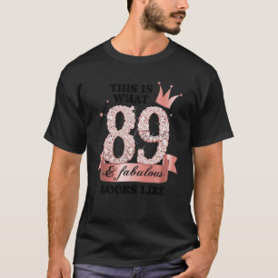 89 & Fabulous I Rose And White Party Group Candid T-Shirt