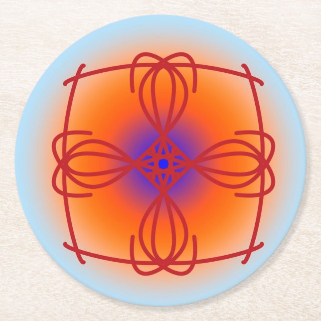 89 ROUND PAPER COASTER (Front)