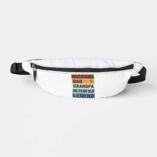 89 Year Old Husband Dad Grandpa Legend Shirt_1 Bum Bags