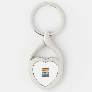89 Year Old Husband Dad Grandpa Legend Shirt_1 Key Ring