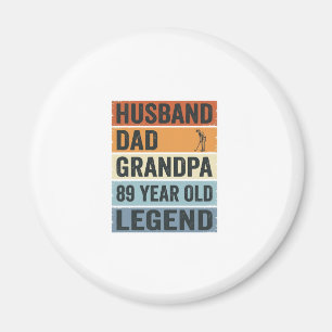 89 Year Old Husband Dad Grandpa Legend Shirt_1 Magnet