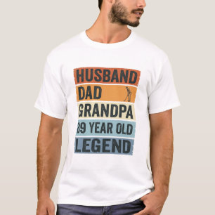 89 Year Old Husband Dad Grandpa Legend Shirt_1 T-Shirt