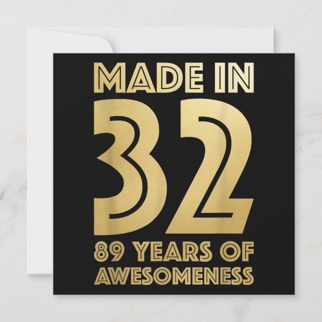 89th Birthday Gifts | Grandpa Gifts| Birthday Gift Holiday Card (Front)