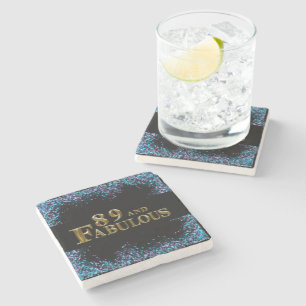 89th Birthday Stone Coaster