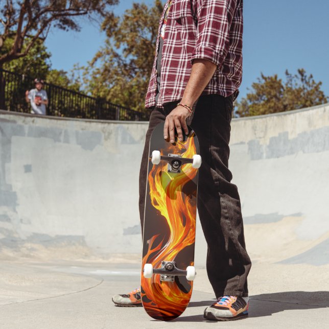 8 1/8" Flame Skateboard  (Outdoor 2)