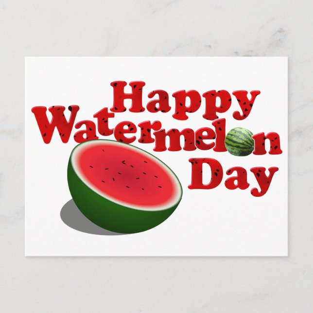 8-3 Watermelon Day Postcard (Front)