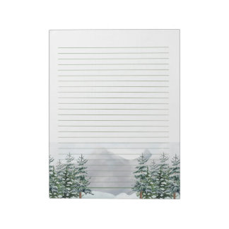 8.5 x 11 40 Page Notepad for Letter Writing