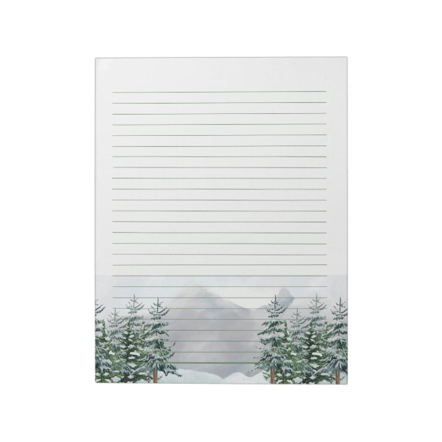 8.5 x 11 40 Page Notepad for Letter Writing (Rotated)