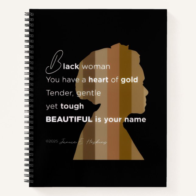 8.5" x 11" Deluxe Spiral Notebook (Front)