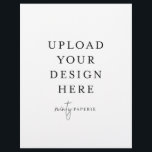 8.5" x 11" Flyer<br><div class="desc">Customise your design in Templett. After you are done editing, download your file in a JPG format (don't forget to turn on the bleed option). Upload your design here by clicking on the blue "Personalise" button.</div>