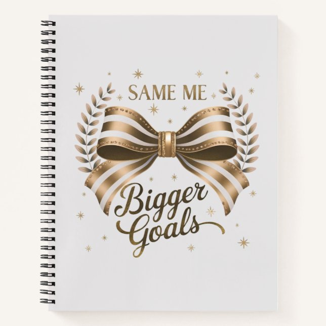 8.5" x 11" Hardcover Spiral Notebook (Front)