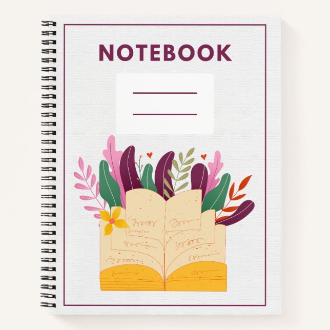 8.5" x 11" Spiral Notebook (Front)