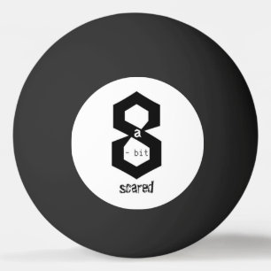 8 a-Bit Scared Ping Pong Eight Ball