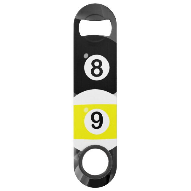 8 Ball and 9 Ball Bottle Opener (Front)
