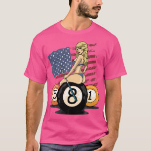 8 Ball Billiard Pool Player Eight Ball Billiards T-Shirt