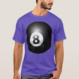 8 Ball Billiards Pool Player Eight Ball Lucky 8  T-Shirt