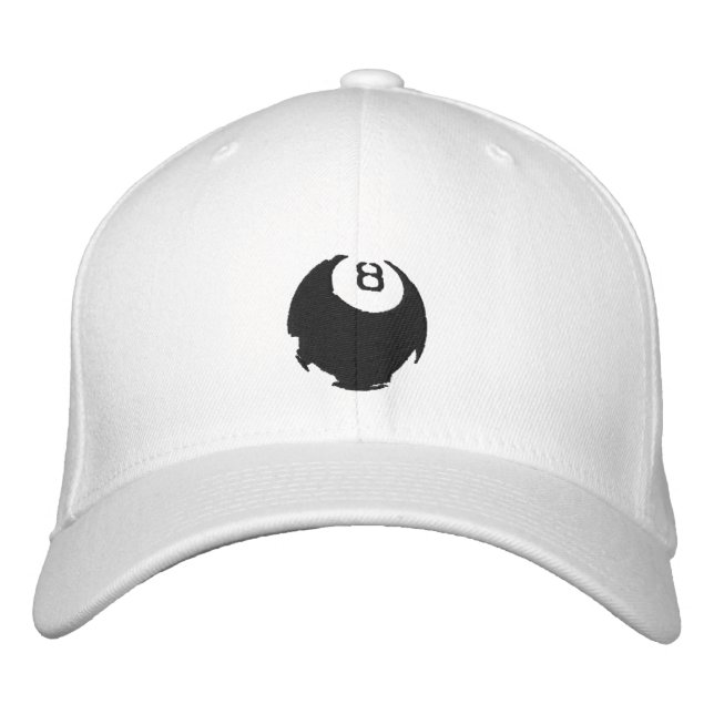 8 ball cap Black Ball Pool and Snooker gifts (Front)
