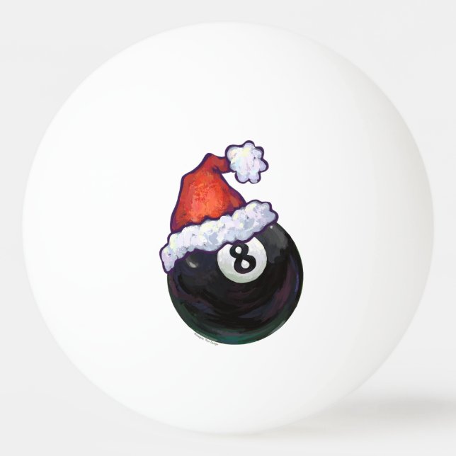 8 Ball Christmas Red Hat (Back)