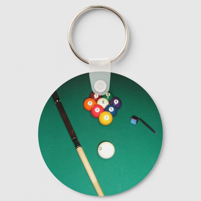 8 Ball Game Key Ring (Front)