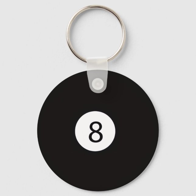 8 Ball Key Ring (Front)