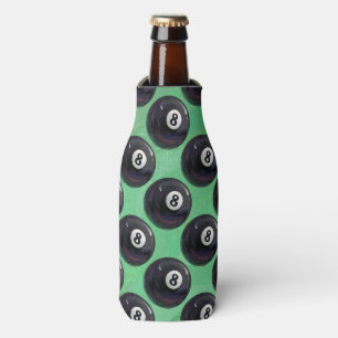 8 Ball Pattern Bottle Cooler