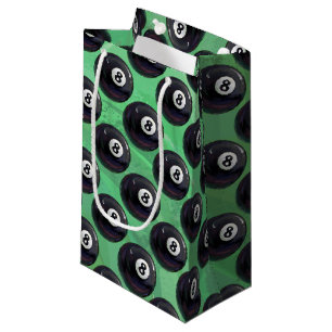 8 Ball Pattern Small Gift Bag
