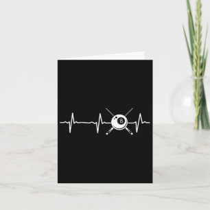 8-ball Pool Billiards - Billiard Heartbeat Card