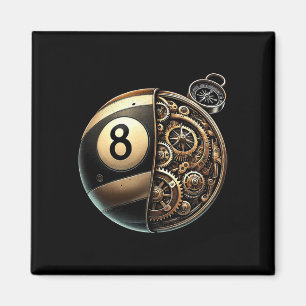 8 Ball Pool Billiards Player Magnet