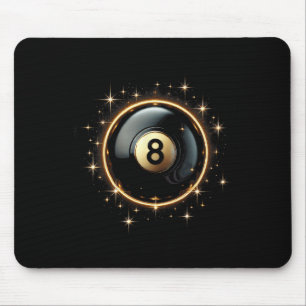 8 Ball Pool Billiards Player Mouse Pad