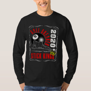 8 Ball Pool Billiards  Stick King Player Tea   1 T-Shirt