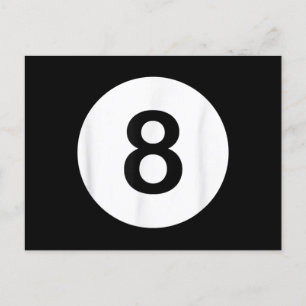 8 Ball Pool Hall Tees, Shark Lover Gift Holiday Postcard