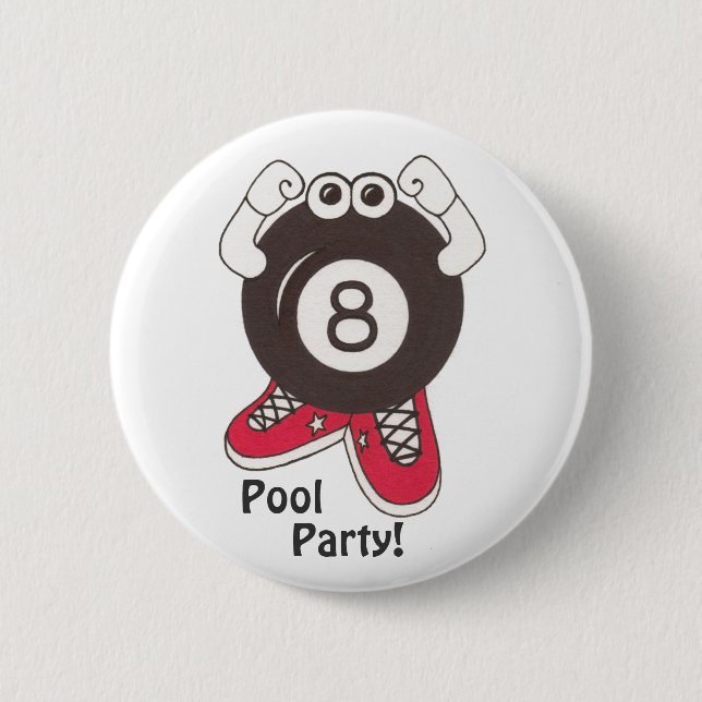 8 Ball Pool Partier button (Front)