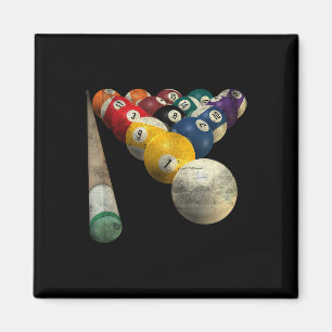 8-ball Pool Team Bar League Billiards Men Women Gr Magnet