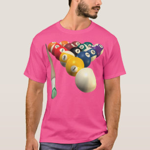 8-Ball Pool Team Bar League Billiards T-Shirt