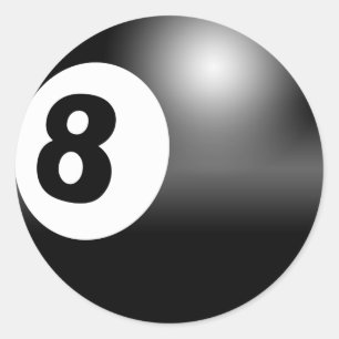 8 ball sticker